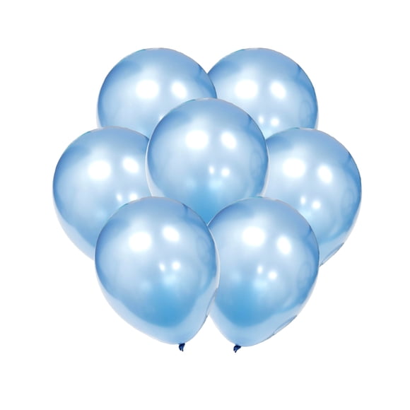 Way To Celebrate Lot de 12 ballons bleu perle, 12CT x 12in Ballon en latex d'hélium