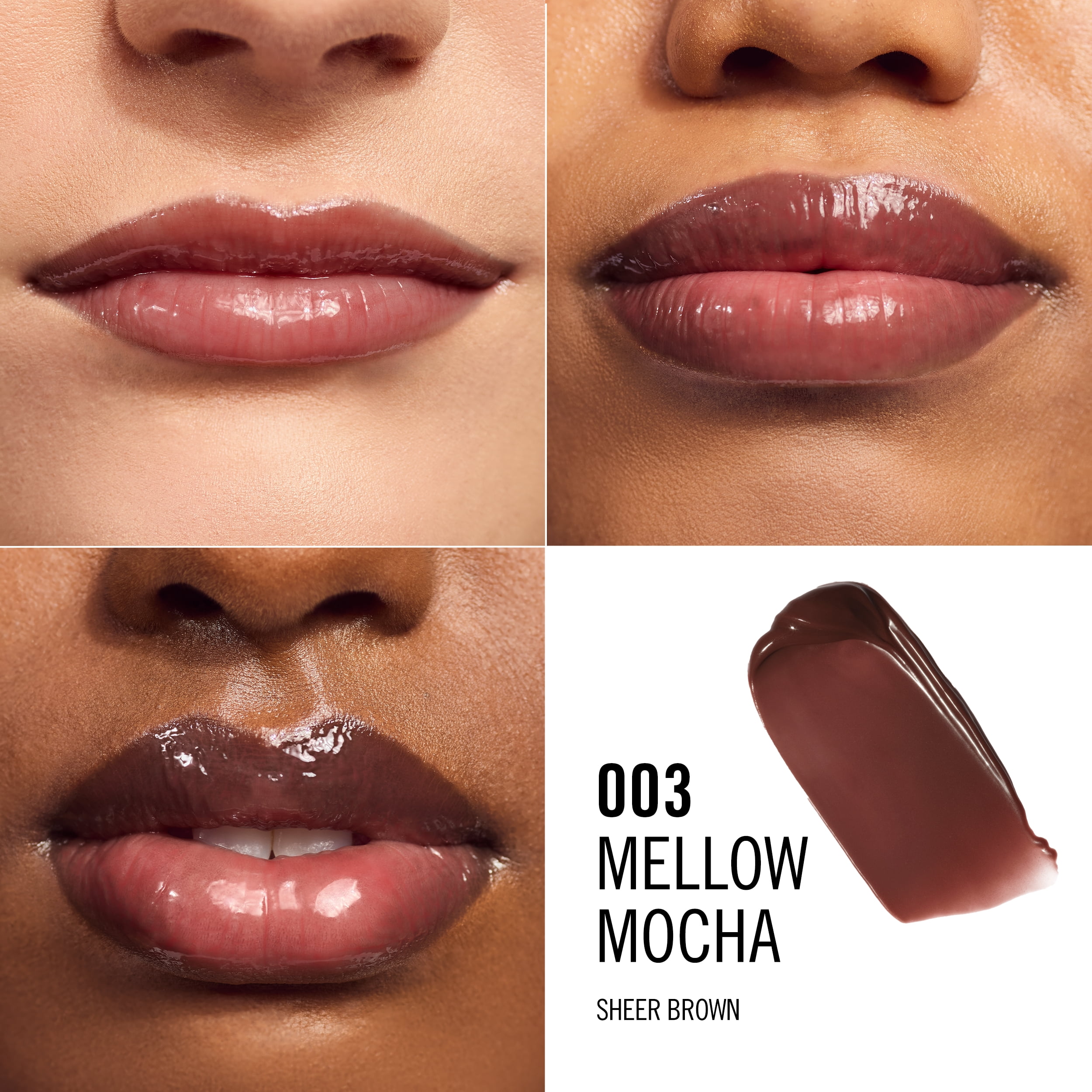 RIMMEL Oh My Gloss! Butter Me Up, 003 Mellow Mocha, 0.5 fl oz