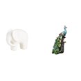 thumbnail image 1 of Figura de elefante,Figura decorativa de elefante estilo Feng Shui para el hogar,Figura de escritorio,Estatua de pavo real en estante,escritorio,decoración del hogar,Figuras decorativas, 1 of 8