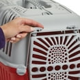 thumbnail image 3 of MidWest Homes for Pets 19 inch Spree Travel Pet Carrier for Dog or Cat with Plastic Door, Red, 3 of 6