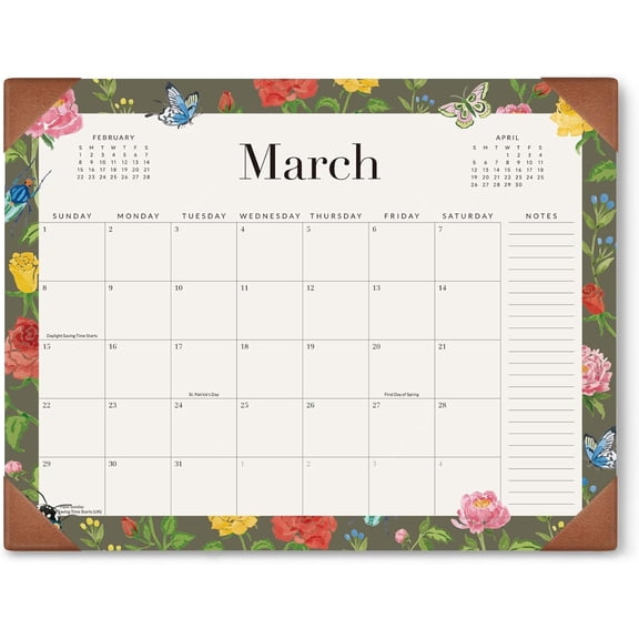 Jotsome  Large Desk Calendar 2026-2027 18-Month Planning Pad (Jan 2026-Jun 2027) 16.5"x21" Desktop Mat Blotter for Home Office & School Easy View & Write