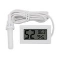 thumbnail image 1 of Termómetro Digital LCD Higrómetro Propiedad Temperatura Humedad Ganario blanco, 1 of 7