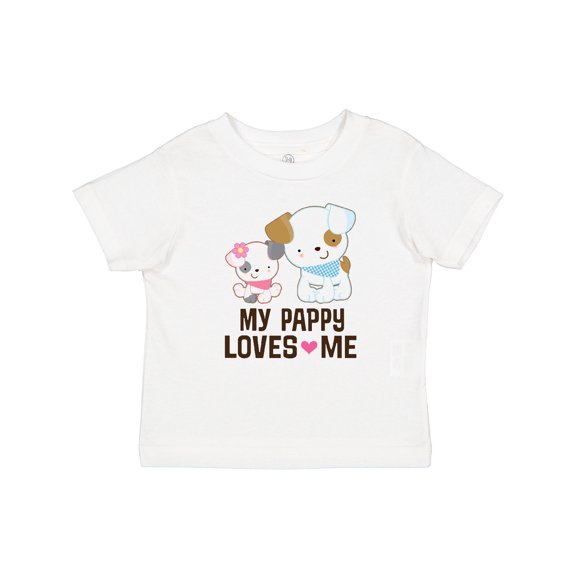 Inktastic My Pappy Loves Me Granddaughter Girls Baby T-Shirt