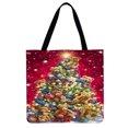 thumbnail image 4 of Bolso de compras de hombro con estampado de oso navideño, bolso de mano grande informal Tmvgtek Para estrenar, 4 of 4