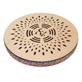 thumbnail image 2 of 12 Inch Stream Drum, Water Sound Drum Colorful Braided Band Percussion Instrument Versatile Usage Double Hand Use  for Concert Camping Picnic, 2 of 7