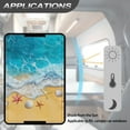 thumbnail image 5 of Psesaysky Rv Door Window Shade, Half-Fold Design Camper Sun Shade Windshield Blackout Cover, Cute Beach Starfish RV Accessories Fits for Interior Door Window 17.3 x 26 inch, 5 of 7