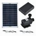 thumbnail image 5 of ckepdyeh 50W Solar Water Pump 800L/H DC12V Solar Water Fountain Pump Low Noise for Garden Family Water Fountain Irrigation Pump Plastic, 5 of 10