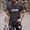 Dark Gray, variant on Xihbxyly Top for Men Quick Dry Gym Tshirts Crew Neck Short Sleeve Classic Tshirts Mens Dress Shirts Solid Slim Fit Casual Tops Simple for Traveling