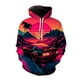 thumbnail image 3 of Sudadera con capucha con estampado 3D de coche deportivo para hombre, sudaderas con capucha informales holgadas de gran tamaño, ropa de calle para hombre, 3 of 5