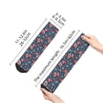 thumbnail image 2 of Uemuo Gnome Love USA Printed Crew Socks, Moisture-Wicking Socks, Athletic Socks for Men Breathable Cushion Socks Casual Sport Socks for Running Traveling, 2 of 6