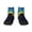 1 Black, variant on Abstract Starry Sky Pattern Quarter Crew Socks,Toe Seamed Ankle Socks,Cotton Cushioned Breathable Athletic Crew Sports Socks