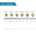 thumbnail image 5 of Uxcell Beads 8mm Stainless Steel 4mm Hole Dia Bead for DIY Crafts, Gold Tone 10 Pack, 5 of 6