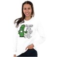 thumbnail image 4 of Big Dill Pickle Confidence Humor Plus Size Long Sleeve Graphic Tee Shirt Brisco Brands 2X, 4 of 5