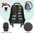 thumbnail image 5 of KUIFORTI American Flag 4PCS Kids Backpack Set with Lunch Box Pencil Pouch Water Bottle Sleeve Lightweight Boys Girls School Bag for Elementary Middle School Student Back to School Gifts, 5 of 7