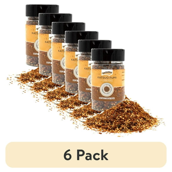 (6 pack) Snackathon Furikake Rice Seasoning, Katsuo Fumi Flavor, 1.76 oz