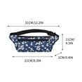 thumbnail image 2 of Hwkond Sling Bag, Fashion Waist Bag Men's And Women's Casual Large Capacity Messenger Bag Men's Mobile Phone Waist Bag Clearance Sale, 2 of 2