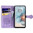 thumbnail image 4 of Funda Cartera FOXDOCK para Motorola Moto G24 Power , Flip PU con Relieve de Gatos y Perros, Tarjetero y Soporte, 4 of 6