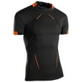 thumbnail image 4 of Men's Compression Shirt Short Sleeve Athletic Compression Tops Cool Dry Undershirts Baselayer Gym Workout T Shirt, 4 of 5