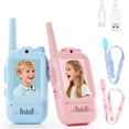 thumbnail image 1 of Walkie Talkies FHSKfh para niños con cambiador de voz, alcance de 1000 pies, 1 of 6