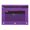 Purple, variant on Sturdy Pen Pouch for Binder, Large Capacity Oxford Cloth Stationery Organizer Pencil Case with Zipper, Travel Cosmetic Bag, Red,SB,25 x 19 x 1 cm