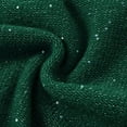 thumbnail image 5 of WTXUE Women's Sequin Christmas Cowl Neck Pullover Sweater Shiny Sweater Elegant Casual Sweater Fashion Long Sleeve Oversized Tunic Tops Winter Outwear Blackish Green L, 5 of 9