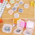 thumbnail image 4 of Papapt 50 Pack Small Clear Plastic Storage Containers with Lids, Mini Beads Storage Containers Box for Jewelry, Hardware, Game Pieces, Crafts, Tiny Beads, 1.37 x 1.37 in, 4 of 9