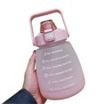 thumbnail image 1 of Water Bottles Large-Capacity Gradient Color Leakproof Bpa-Free Portable Outdoor 14000ml With Straw, 1 of 13