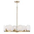 thumbnail image 3 of Capital Lighting 454682AD Oriya 8 Light 28" Wide Chandelier - Brass, 3 of 7
