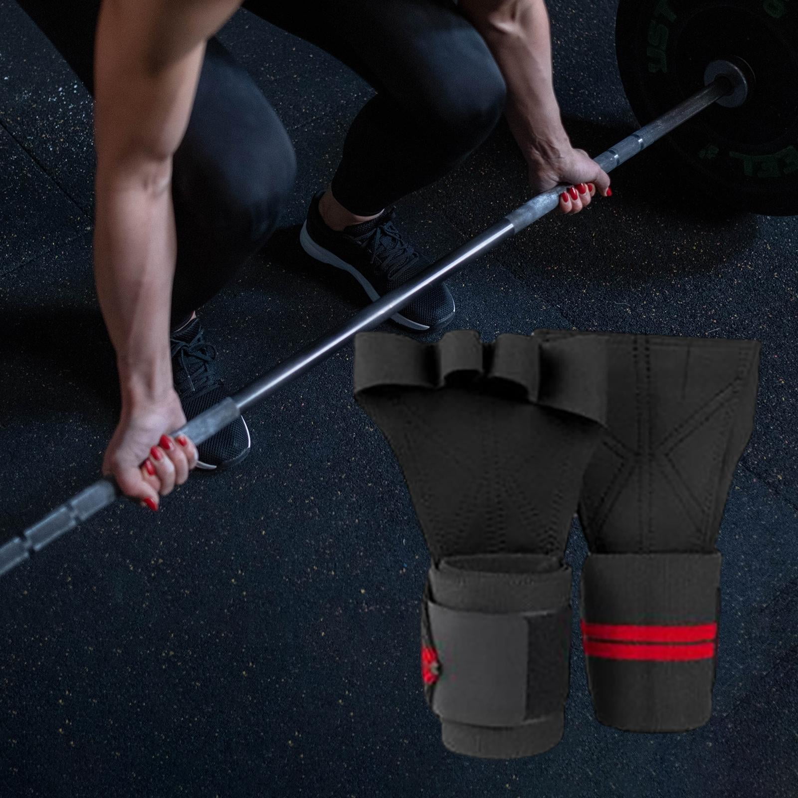 Weightlifting Hooks Grips Heavy Duty Wrist Wraps Workout Wrist Support