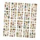 thumbnail image 5 of 20 pegatinas para planificador Macarena diseño retro papel 154 mm x 110 mm, 5 of 8