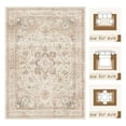 thumbnail image 5 of FEELHOME 4'x6' Vintage Area Rugs, Washable Rug for Living Room Bedroom Dining Room, Soft Carpet Non-Slip Indoor Rug for Home Office, Floor Rug Home Decor Beige, 5 of 7