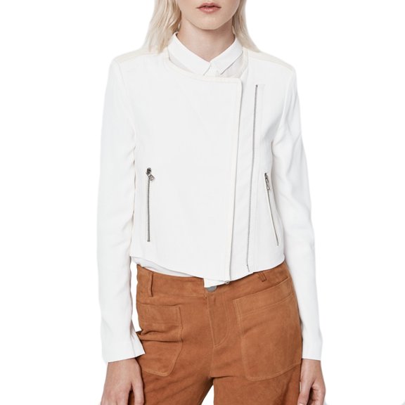 Rebecca Minkoff Women's Edlin Jacket Sz 00 Ivory