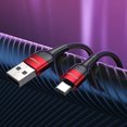 thumbnail image 4 of 5A Tipo-c Cable de carga Cable de datos para teléfono móvil Cable de carga rápida para teléfono móvil USB-C, Rojo, 2 m Inevent EL5297-06, 4 of 7