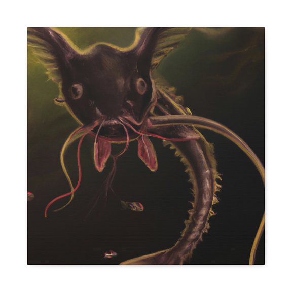 Corydoras Catfish Glowing - Canvas