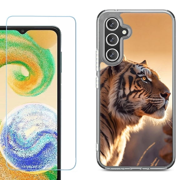 Phone Case for Samsung Galaxy S26 5G, with Screen Protector, by OneToughShield - Tiger