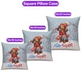 thumbnail image 3 of Hello Winter Dachshund Smiling in Red Scarf Hat Welcome Christmas Pillowcase Double Sided Wiener Dog Lover Gifts Idea Pillow Case Covers - 00017, 3 of 3