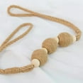 thumbnail image 6 of Wood Bead Curtain Tiebacks,Curtain Holdbacks for Thin or Thick Window Draperies, Boho Farmhouse Curtain Tiebacks, Curtain Tie Backs for Home Office Room Decor, 6 of 6