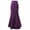 Purple, variant on LYXSSBYX Women Halloween Costume Dress Punk Style Skirt Retro Mermaid Skirt Vintage Long Ruffle Slim Fit Fishtail Skirt