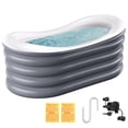thumbnail image 4 of Portable Collapsible Inflatable Bathtub for Adults, Foldable SPA Bathtub for Indoor and Outdoor, Blow-up Bathtub with Electric Pump for 1-2 People, 4 of 7
