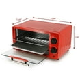 thumbnail image 3 of MegaChef 9 Quart Electric Counter Top Toaster Oven in Candy Red, 3 of 7
