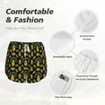 thumbnail image 6 of Lsque Pineapple Printed Women's Running Shorts with Liner Pockets,Elastic Quick Dry Workout Athletic Gym Yoga Shorts,Womens High Waist Shorts-Large, 6 of 9