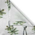 thumbnail image 4 of Ambesonne Palm Tree Valance Pack of 2, Watercolor Trees Art, 54"X18", Grey Green White, 4 of 5