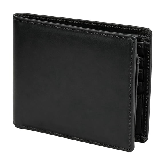 HGIEYS RFID Blocking Leather Bifold Wallet for Men with Zipper and 2 ID Windows