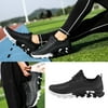 Black Fashionable Leisure Sports Shoes Outdoor Mesh Breathable Running Shoes