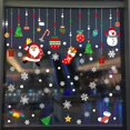 thumbnail image 1 of Pegatinas navideñas, adornos navideños, pegatinas electrostáticas para ventanas, explosiones, pegatinas de pared para ventanas extraíbles, 1 of 6