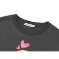 thumbnail image 2 of Cooltree Girl's Sweatshirt - Cute Bear Donut Graphic Print Crewneck Fleece Drop Shoulder Pullover Tops Size 12, 2 of 7