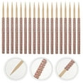thumbnail image 3 of 32Pcs Rhinestone Candy Apple Sticks for Parties and Weddings - Rose Gold, 3 of 4