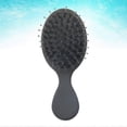 thumbnail image 3 of Cepillo desenredante con almohadilla y cerdas de cerdo, mango ergonómico, ideal para viajar y apto para todo tipo de cabello., 3 of 5