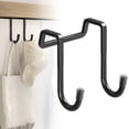 thumbnail image 2 of Over The Door Hooks, No Drill Removable Hanger for Kitchen Bathroom, 2 of 9