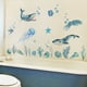 thumbnail image 4 of Pegatinas de Pared de Animales Submarinos, Diseño de Medusas y Algas, Fáciles de Despegar y Pegar, Decoración para Baño y Bañera, Ubicación Personalizable, Aptas para Superficies Lisas, 1 Juego, 4 of 6